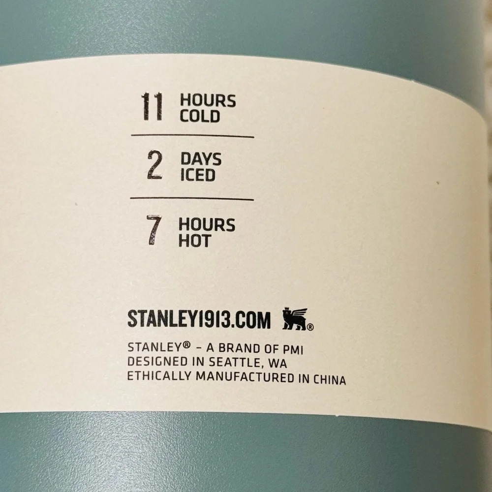 Stanley Tumbler 40oz Stainless Steel H2.0 FlowState Quencher Shale - Picture 8 of 13